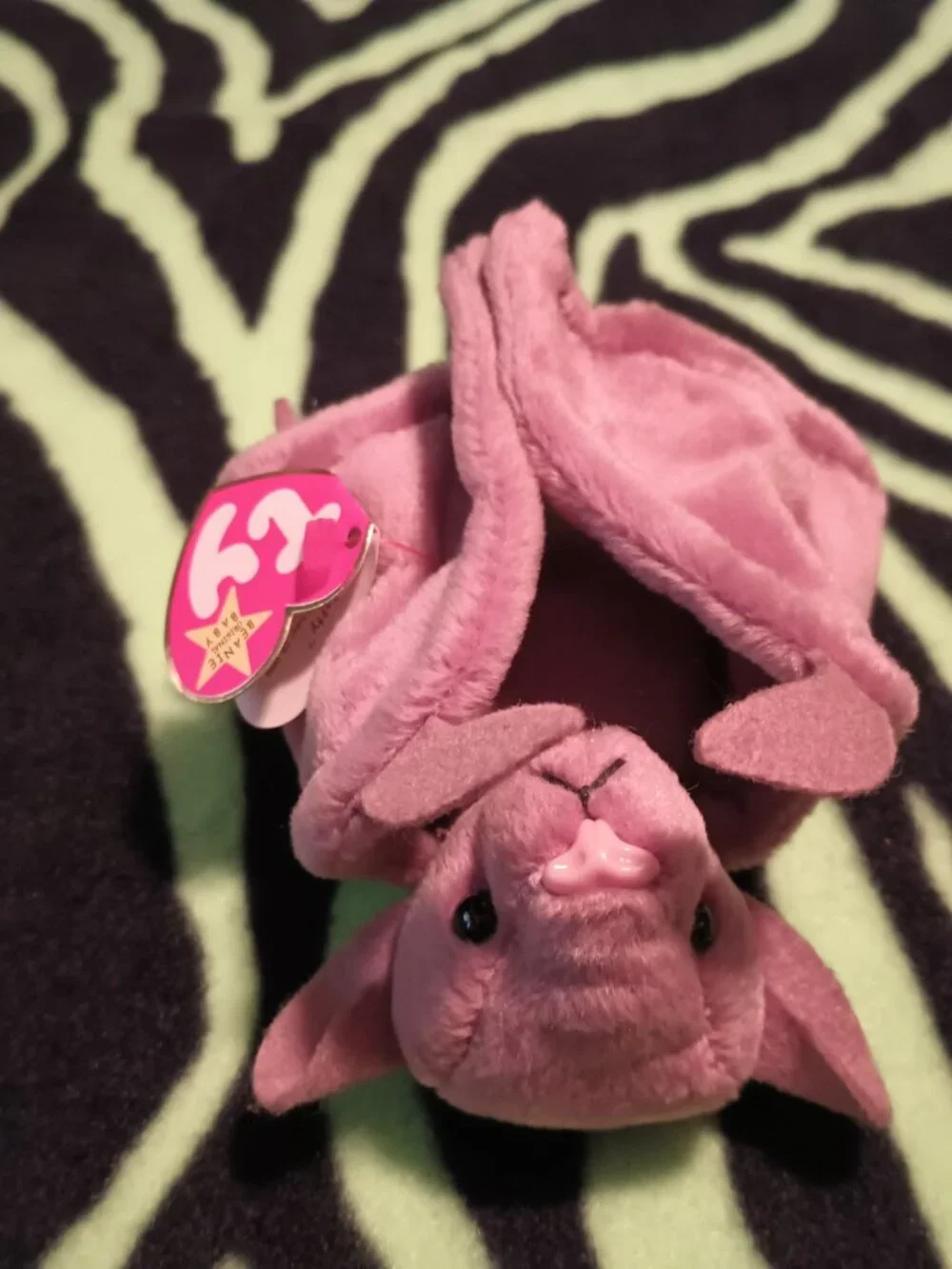 Ty Beanie Baby BATTY the Bat (Brown Version)